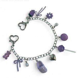Purple charm purse 💜